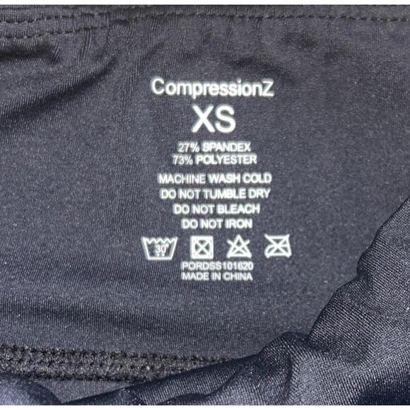 CompressionZ Women Black Active Pants XS NWOT - Picture 6 of 6